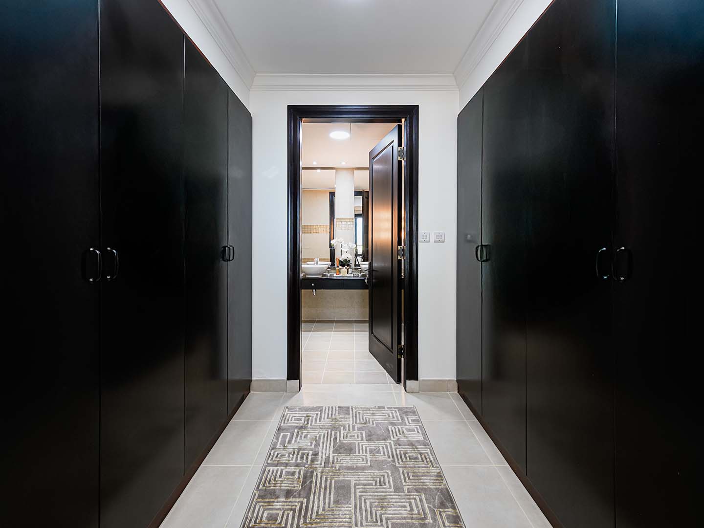 Doha cityscape with modern skyscrapers