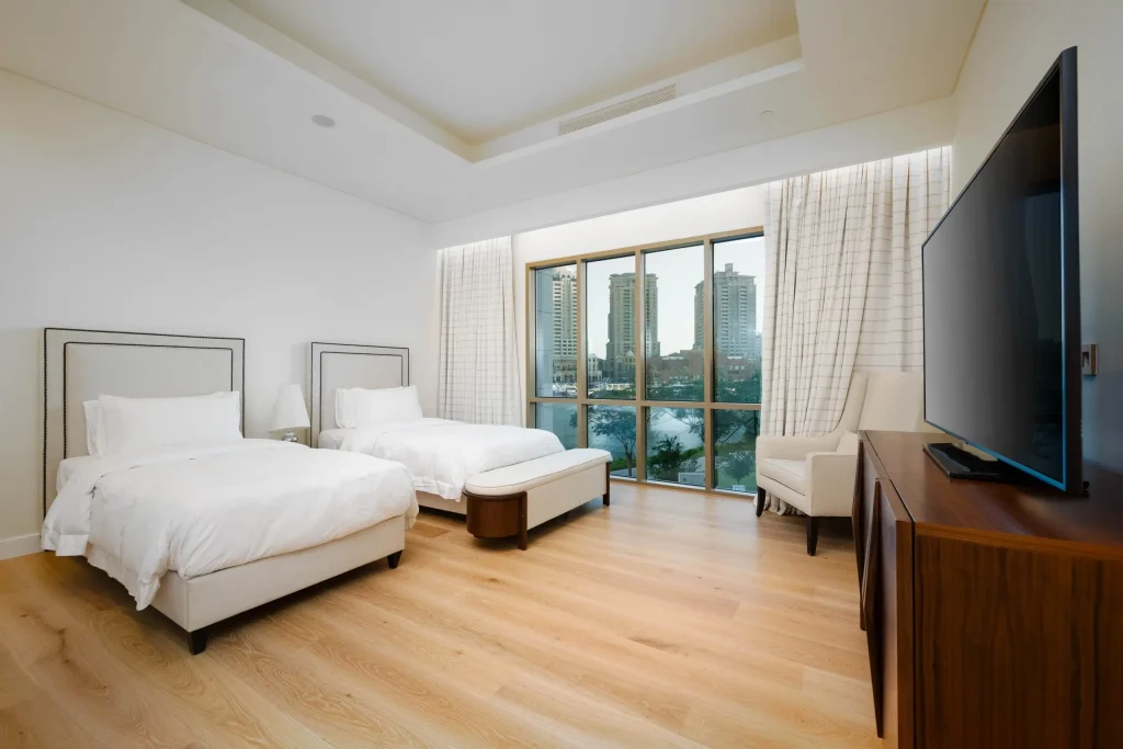 Luxurious Four-Bedroom + Maid’s Room Residence for Rent at The St. Regis Marsa Arabia Island, The Pearl-Qatar
