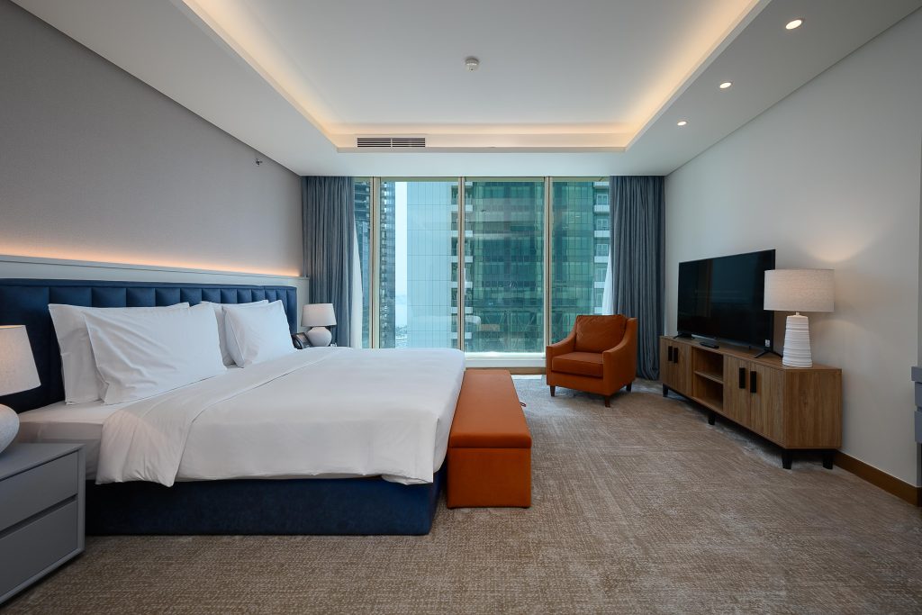 High-Floor 2-Bedroom Apartment with Water & City Views in West Bay
