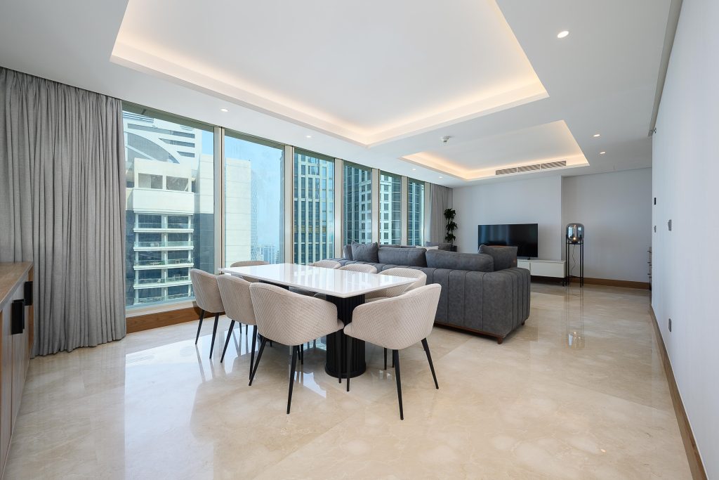 Elegant 4-Bedroom Apartment with Panoramic Views | Kempinski Residences and Suites