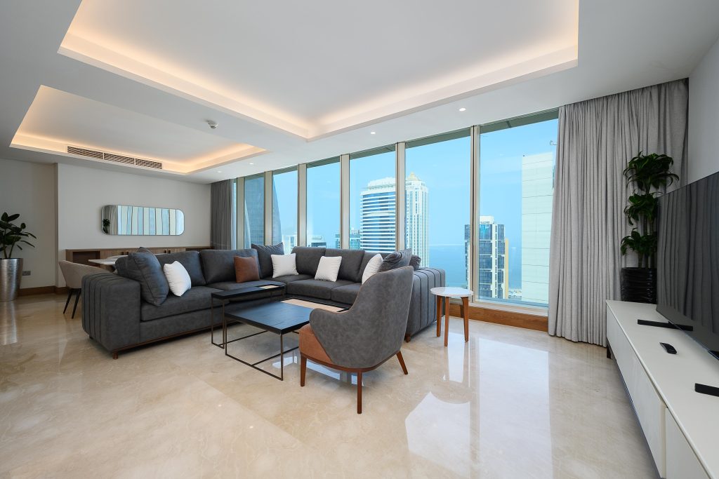 Elegant 4-Bedroom Apartment with Panoramic Views | Kempinski Residences and Suites