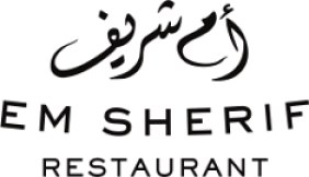 Logo for the Em Sherif Lebanese restaurant